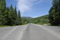 [Looking out from Chena Hot Springs]