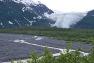 [Exit Glacier and a stream coming from it]