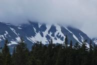 [Clouds and mountain]