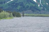 [Moraine left from glacial retreat]