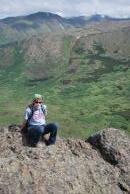 [Stephanie on Flattop Mountain]