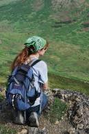 [Stephanie on Flattop Mountain]