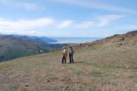 [Frank and Stephanie on Flattop Mountain]