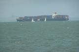 [Barge in San Francicso Bay]