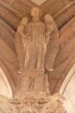 [Statue on ceiling of the Palace of Fine Arts]