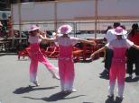 [Girls practicing a traditional Chinese dance]