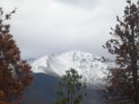 [A view of mountains from the lift]