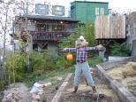 [Scarecrow outside a crappy restaurant]