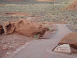 [Wupatki ballcourt and blowhole]