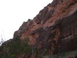 [Canyon wall (left)]