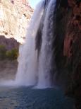 [The side of Havasu Falls]