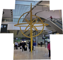 [Sculpture in the Dublin airport]