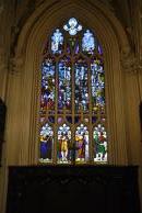 [Stained glass window in Chapel Royal in Dublin Castle]