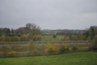 [Ireland countryside by train]