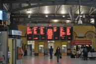 [The big board at Heuston Train Station, Dublin]