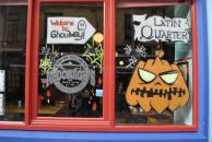 [Halloween decorations in Galway]