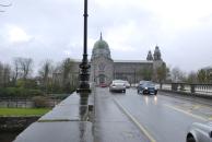 [Salmon Weir bridge to the Galway Cathedral]