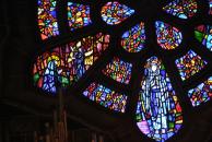 [Stained glass window in the Galway Cathedral]