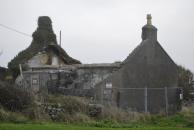 [Ruins of a house by Galway Bay]