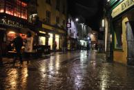 [High St., Galway at night]