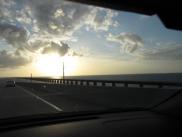 [Sunset on Highway 1 en route to Key West]