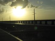 [Sunset on Highway 1 en route to Key West]