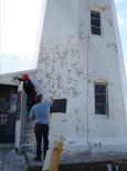 [Painting Peggy's Cove lighthouse]