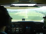 [Landing at Brown County airport, Saginaw, MI]