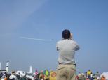 [Ron takes a picture during the airshow]