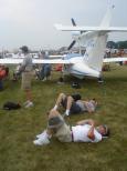 [Ron, Eric, and Tim during the air show]