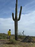 [Dan next to a big cactus]