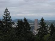 [Downtown Portland from the Japanese Gardens]