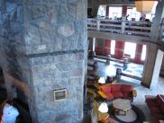 [Timberline Lodge fireplace]