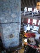 [Timberline Lodge fireplace]