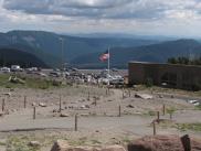 [Timberline Lodge parking lot]