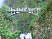 [Multnomah Falls bridge]