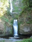 [Bottom of Multnomah Falls]