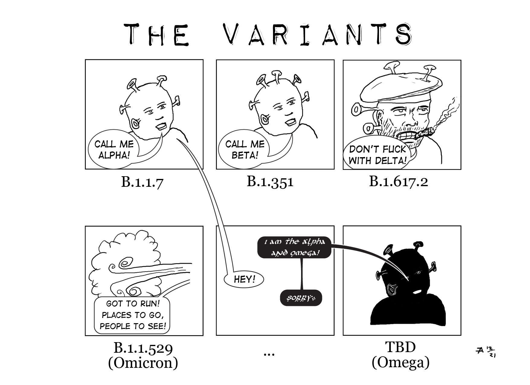 The Variants cartoon